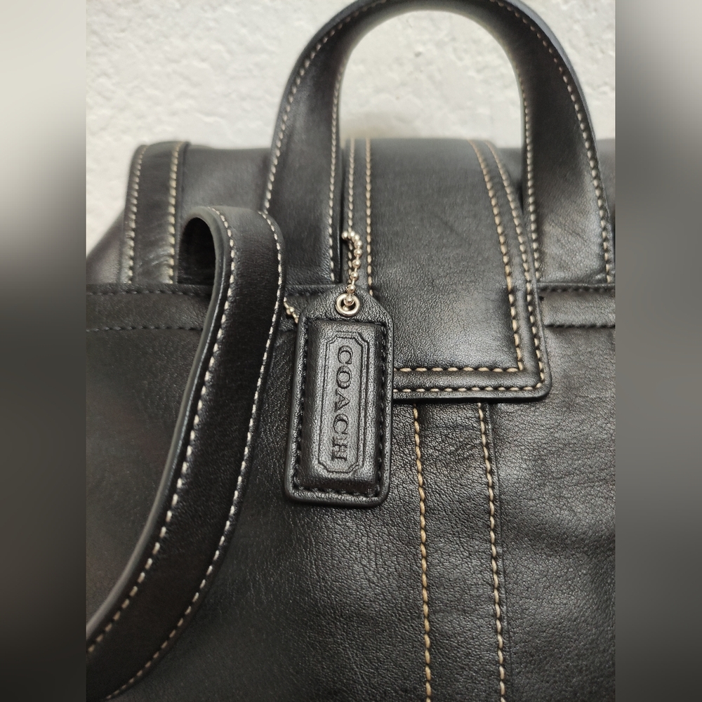 Coach #3559 Soho Black Leather
Drawstring Mini Backpack - Picture 5 of 13